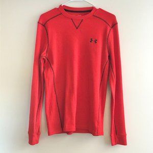 MEN'S UNDER ARMOUR COLD GEAR LONG SLEEVE WAFFLE CREW